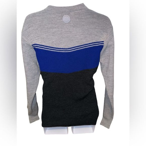 Peter Millar Apres Ski Crewneck Sweater in Dark‎ Cobalt - Picture 4 of 12
